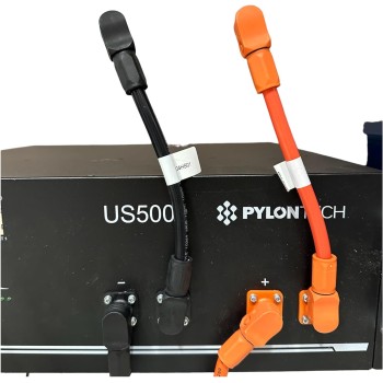 Pylontech US2000/US3000/US5000 - Set di cavi per il collegamento in parallelo delle batterie, Colore: rosso e nero, Cavo di comunicazione RJ45