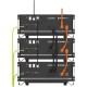 Pylontech US2000/US3000/US5000 - Set di cavi per il collegamento in parallelo delle batterie, Colore: rosso e nero, Cavo di comunicazione RJ45
