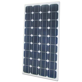 EURSOLAR 100 Wp, Modullo fotovoltaico monocristallino, 36 celle, 12V, Garanzia di 3 anni