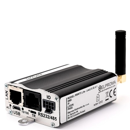 Router RBMTX-LITE 4G, Ethernet, RS232, RS458, doppia SIM, 5 anni di garanzia